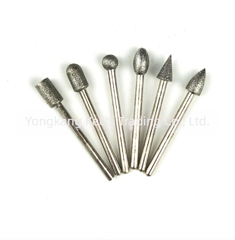 20 capete de șlefuire din diamant, abraziv Emery, granulație 120, pentru sculptare și lustruire jad, sticlă și ceramică