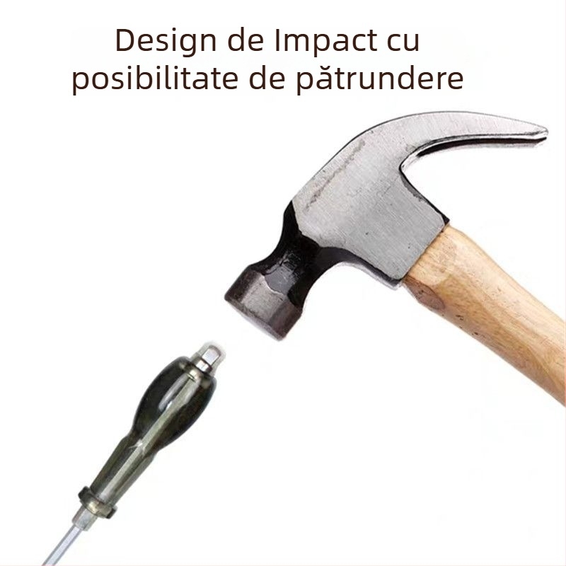 Șurubelniță magnetică industrială cu cap cruce, Walden, oțel crom-vanadiu, mâner din plastic, fără izolație