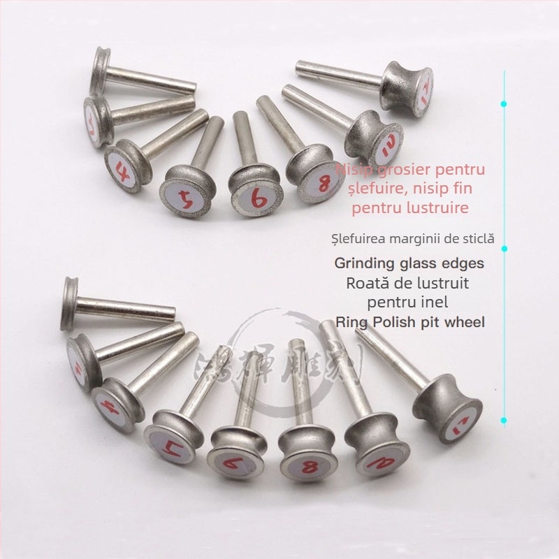 Cap de frezare pentru margine – Carver, Roată inel circulară, Concav, Carborund electroplatinat