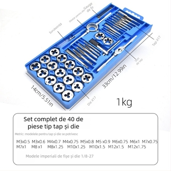 Set de filetare cu mâner pentru filetare — filete metrice — Zhang chen