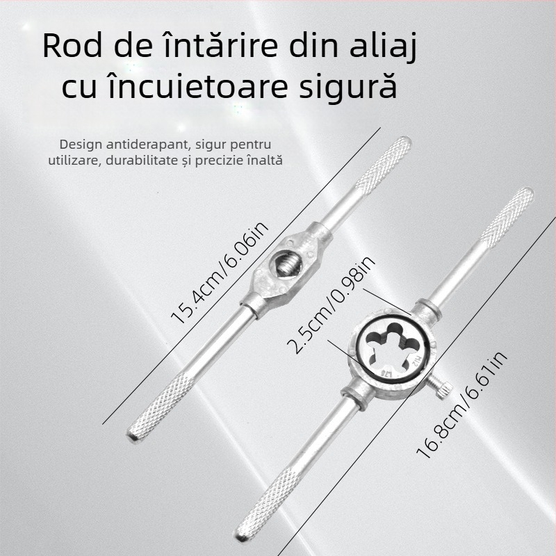 Set de filetare cu mâner pentru filetare — filete metrice — Zhang chen