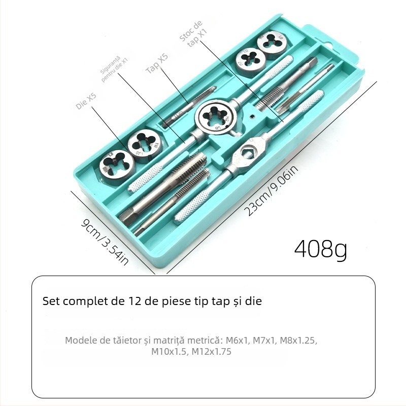 Set de filetare cu mâner pentru filetare — filete metrice — Zhang chen