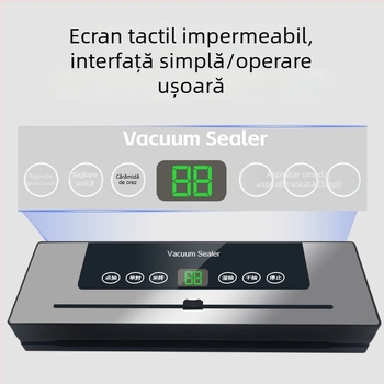 Mașină de vidat pentru uz casnic, compactă, sigilare automată în plastic, oțel inoxidabil