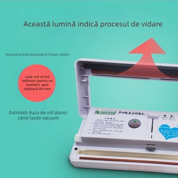 Mașină de sigilare vid Green Leaf DZ-280/2SD – lățime sigilare 28 cm, viteză sigilare 1–5 s