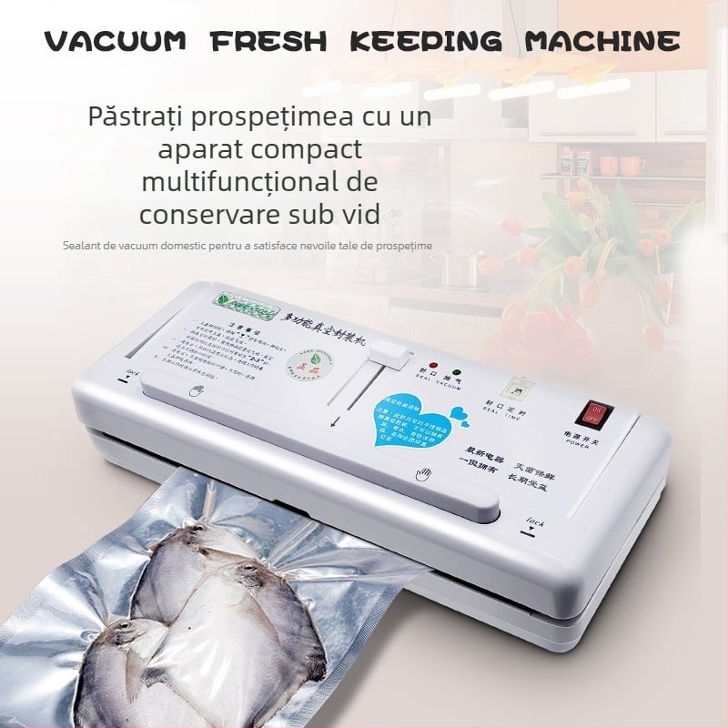 Mașină de sigilare vid Green Leaf DZ-280/2SD – lățime sigilare 28 cm, viteză sigilare 1–5 s