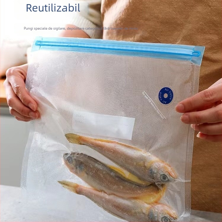 Pompa de vid manuală pentru sigilarea pungilor, model BNS-118, 70W, 5V, carcasă ABS, 0,2 kg