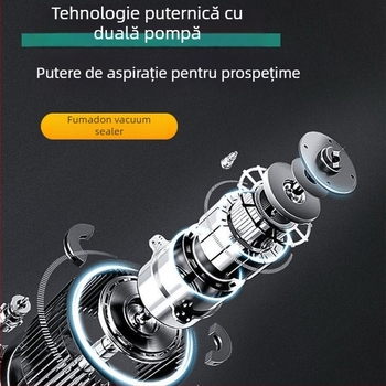 Mașină de sigilat vid Fumaton, lățimea sigilării 300 mm