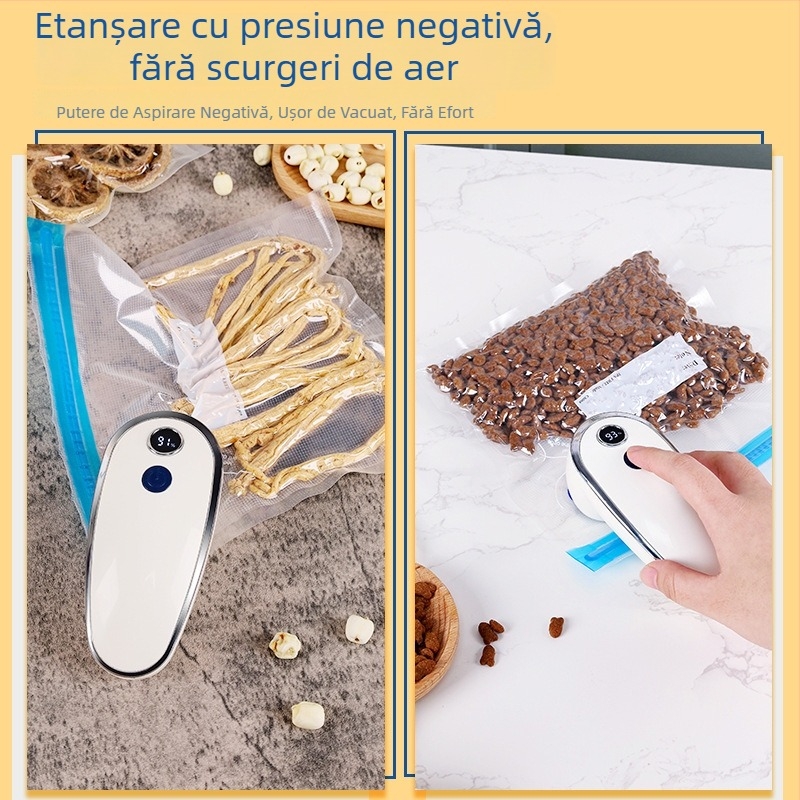 Sigiliu vacuum portabil pentru alimente JLB-K16, 3,7V, 3W