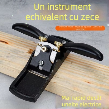 Bird Plane — plană de tâmplă manuală, cu mâner antiderapant și lamă cu role