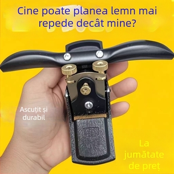 Bird Plane — plană de tâmplă manuală, cu mâner antiderapant și lamă cu role