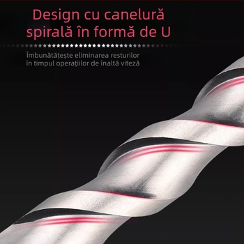 Burghiu pentru ciocan electric pentru beton, aliaj din oțel wolfram, 60 g, ambalaj Ziplock