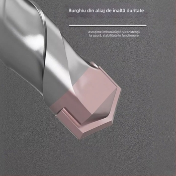 Burghiu pentru ciocan electric pentru beton, aliaj din oțel wolfram, 60 g, ambalaj Ziplock
