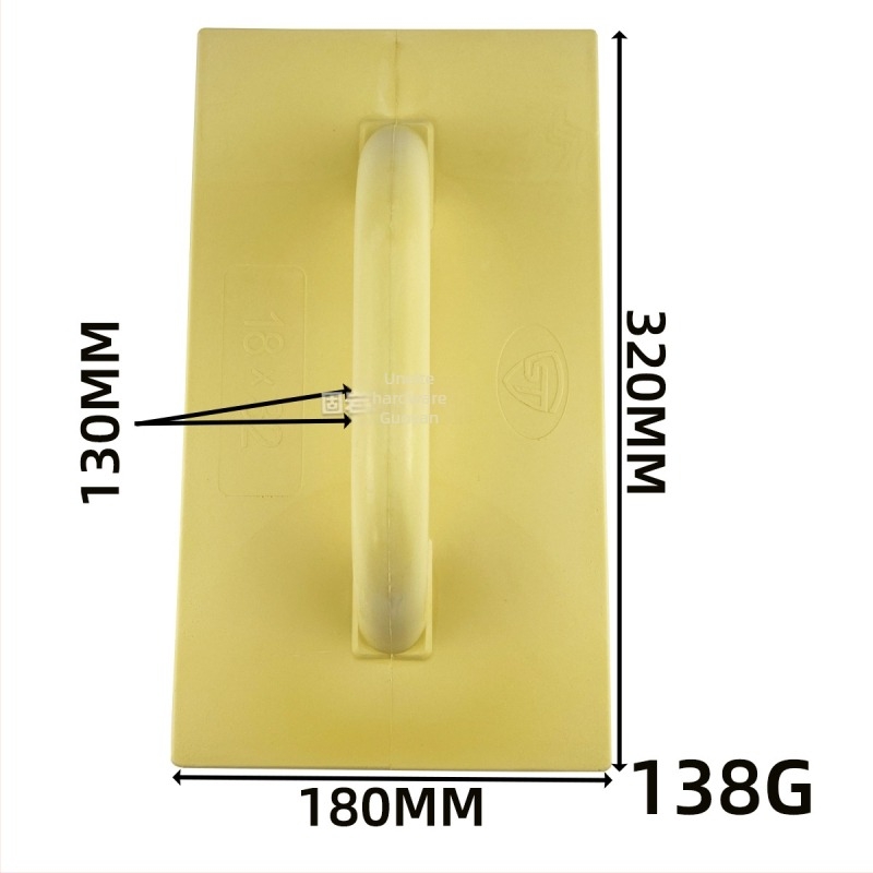 Cuțit de zidărie cu placă PU pentru mortar pe pereți, instrument de construcții
