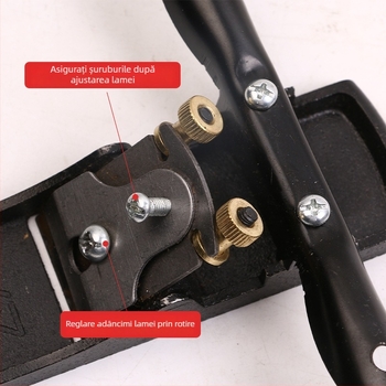 Planer din fontă pentru tâmplărie, planer manual multifuncțional pentru finisare și canelare (material: fontă; mod de operare: manual; tip: planer pentru tâmplărie; marcă: Jiezey hardware)