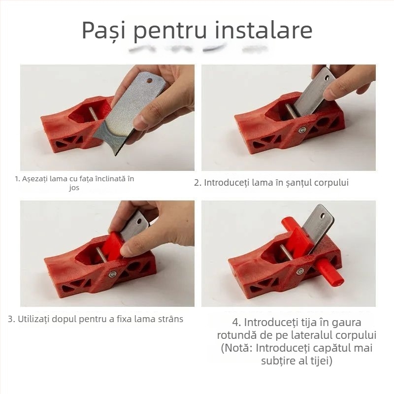 Rindea manuală pentru tâmplărie cu colț rotund, unghi interior și margine concavă