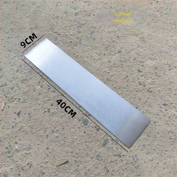Instrument de șpaclu arc pentru chit, lamă din oțel, spatulă arc, grosime lamă 0,04 mm