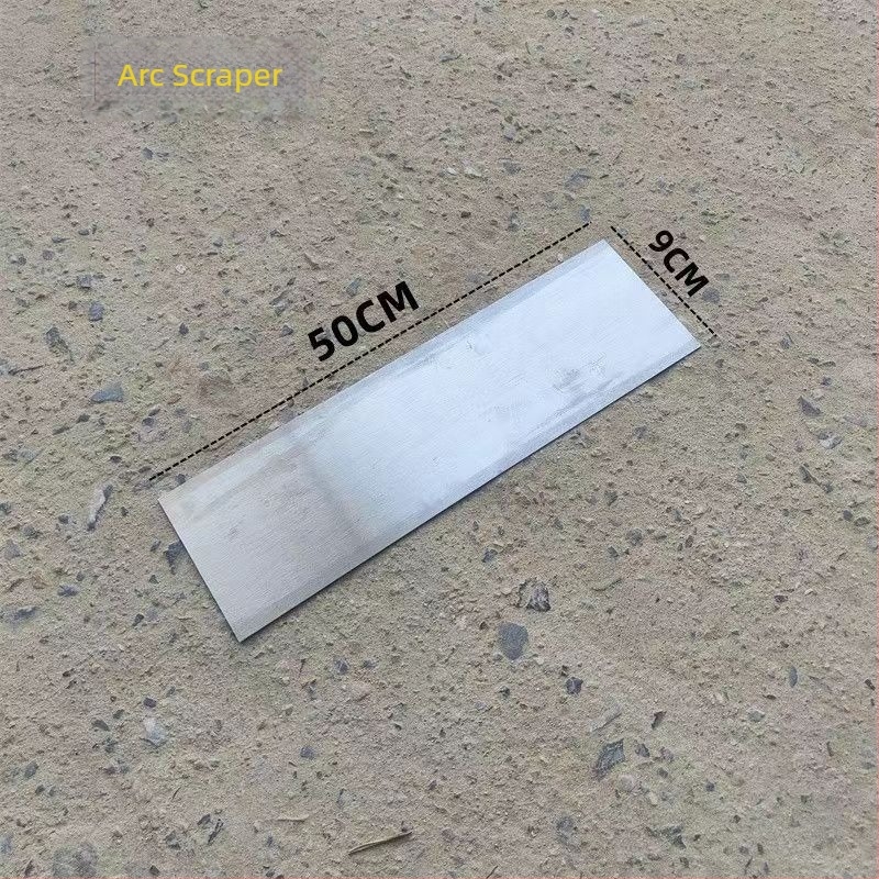 Instrument de șpaclu arc pentru chit, lamă din oțel, spatulă arc, grosime lamă 0,04 mm