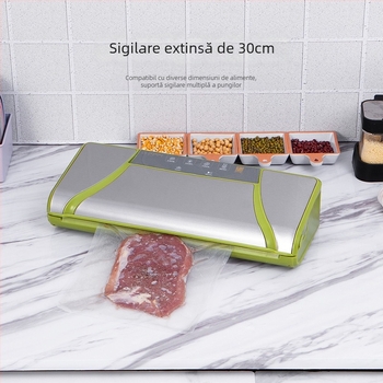 Fresh World TVS-2021 Mașină de vidat pentru alimente, oțel inoxidabil, 220V, model TVS-2021, sigilare