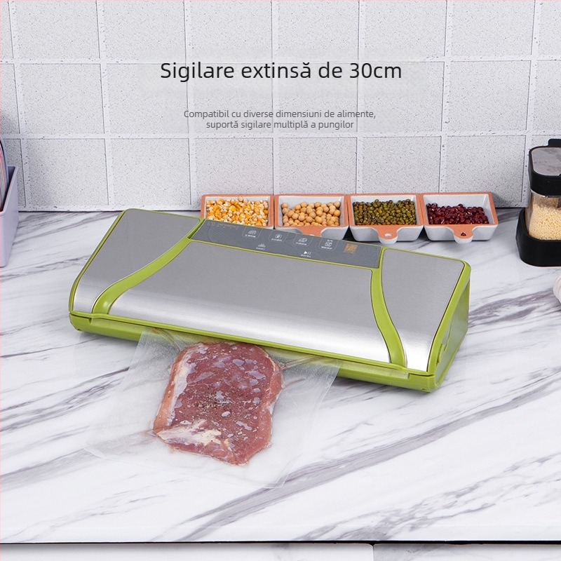 Fresh World TVS-2021 Mașină de vidat pentru alimente, oțel inoxidabil, 220V, model TVS-2021, sigilare