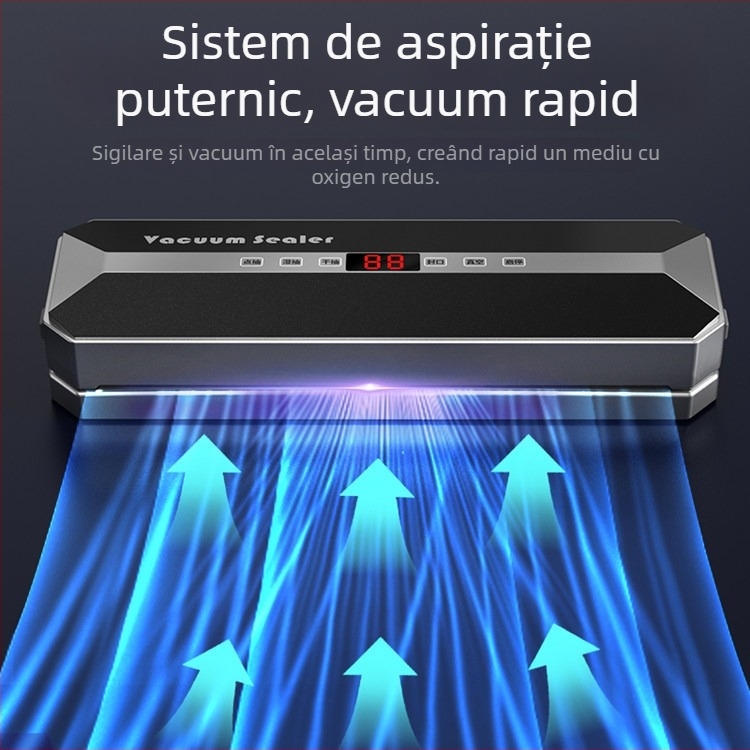 Aparat de vidat automat – utilizare uscată și udă, Carcasă ABS, 120W, 110–220V, Capacitate peste 2000 mL