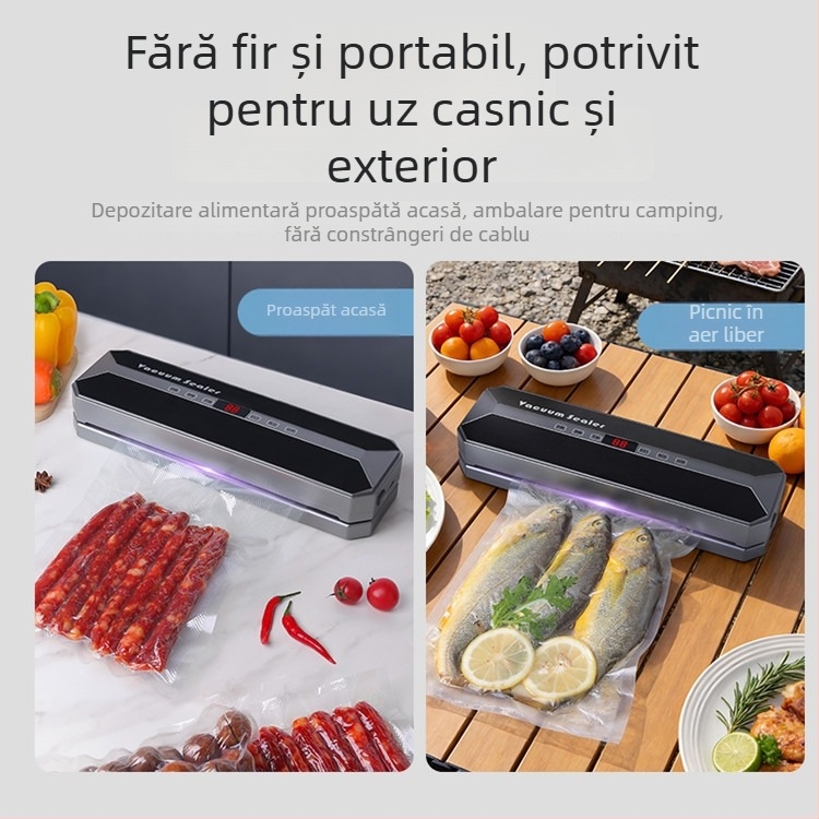 Aparat de vidat automat – utilizare uscată și udă, Carcasă ABS, 120W, 110–220V, Capacitate peste 2000 mL