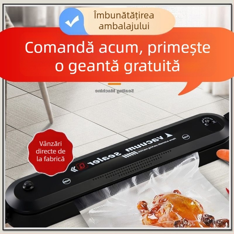 Mașină de vidat pentru alimente, all-in-one, pentru ambalare proaspătă