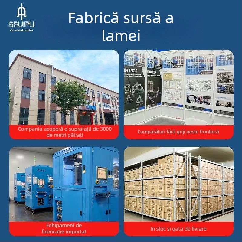 Sruipu SDMT freză cu formă de barcă 1205/1505, unealtă CNC rezistentă la uzură