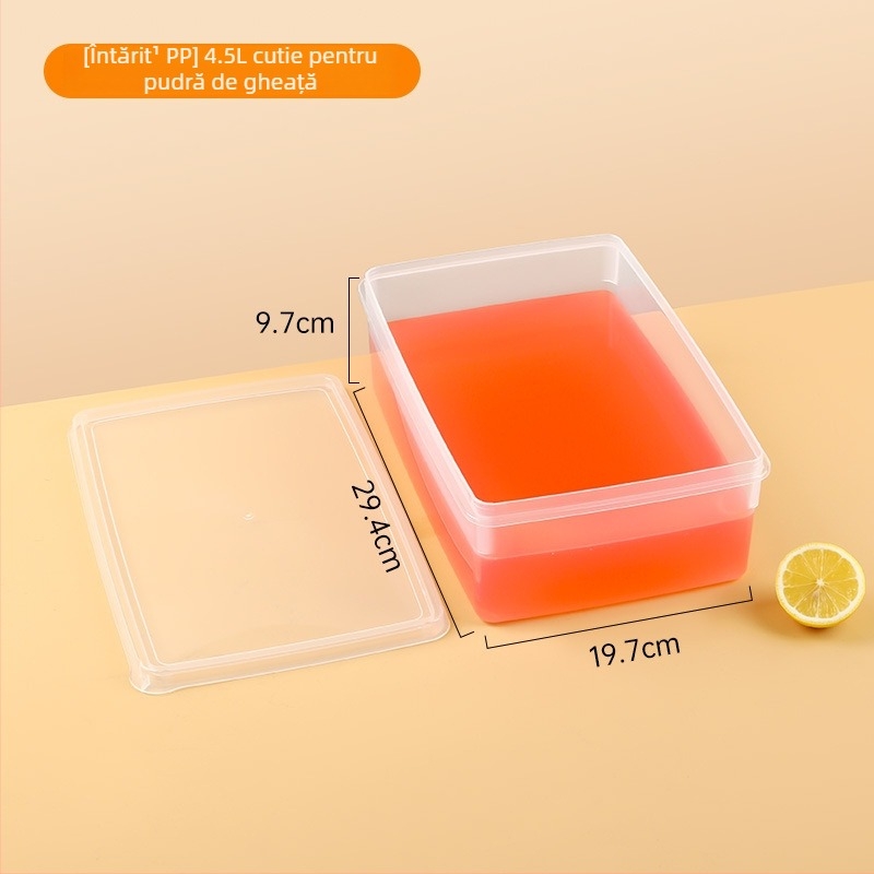 Cutie pentru ingrediente Ice Powder pentru afișare la stand – cutie din plastic pentru condimente solide, cu personalizare și imprimare de logo (set complet de unelte)