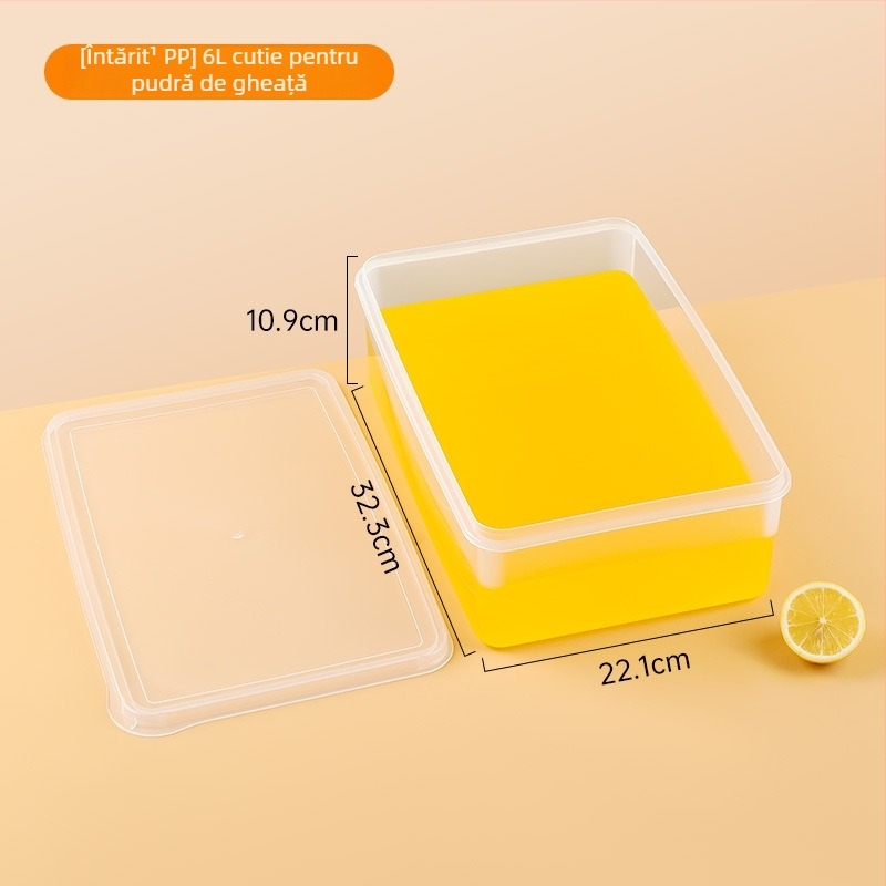 Cutie pentru ingrediente Ice Powder pentru afișare la stand – cutie din plastic pentru condimente solide, cu personalizare și imprimare de logo (set complet de unelte)