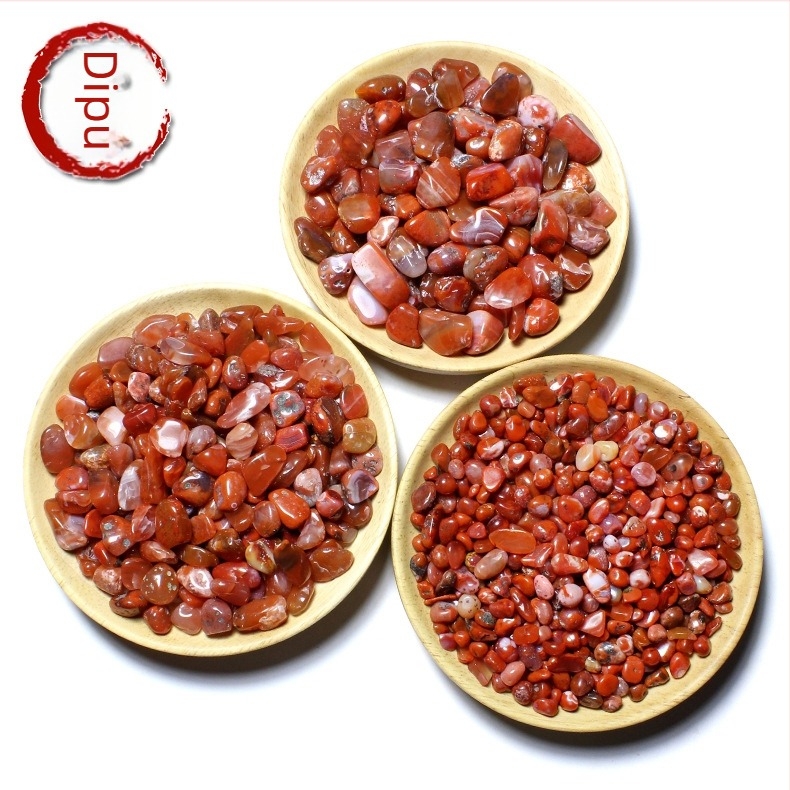 Pietriș natural din agat pentru decor de acvariu și ghivece, 100–500 g, suprafață lustruită, stil modern minimalist
