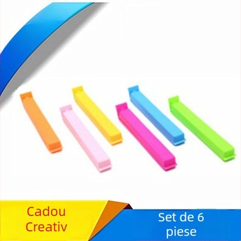 Clip de etanșare pentru pungi din plastic, rezistent la umezeală, potrivit pentru ceai, gustări și lapte praf.