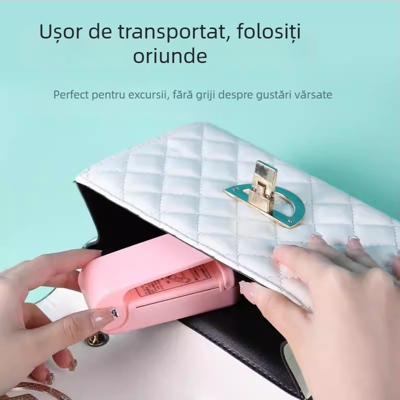 Clip de sigilare portabil pentru alimente, FKJ-002, cod de bare 6941788213067, lansare în 2025, stil modern minimalist.