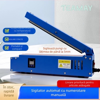 Mașină manuală de sigilat pentru pungi de ceai și pungi din folie de aluminiu, pentru uz casnic