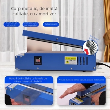 Mașină manuală de sigilat pentru pungi de ceai și pungi din folie de aluminiu, pentru uz casnic
