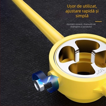 Mekla Set de 6 piese pentru filetare țevilor PPR - unealtă din plastic pentru conducte