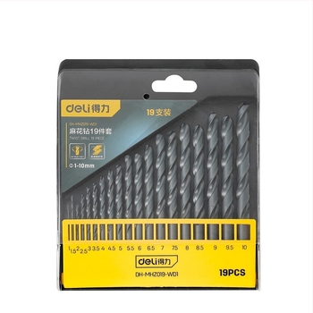 Deli burghiu spiral cu ax drept pentru metal, HSS, burghiu cu impact DH-MHZ010-WD1