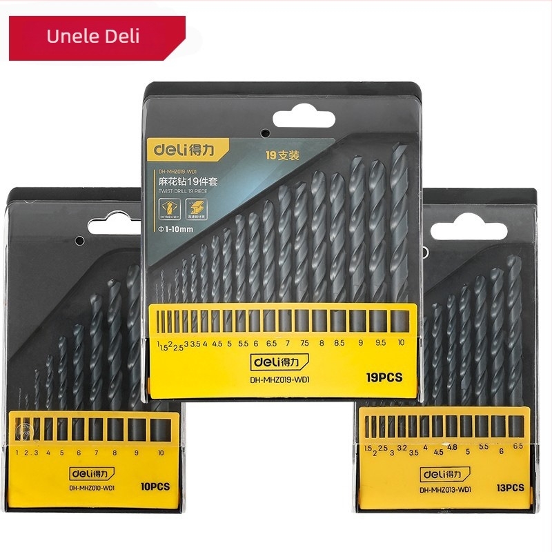 Deli burghiu spiral cu ax drept pentru metal, HSS, burghiu cu impact DH-MHZ010-WD1