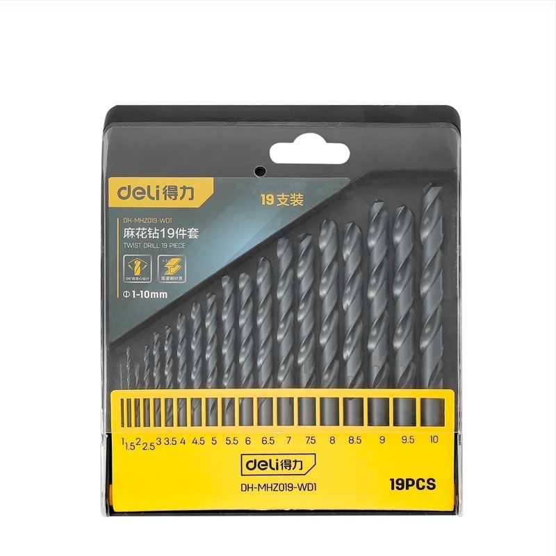 Deli burghiu spiral cu ax drept pentru metal, HSS, burghiu cu impact DH-MHZ010-WD1