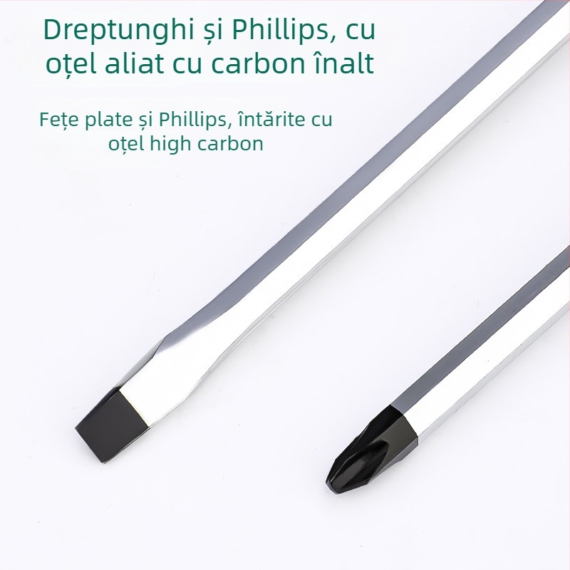 Topson șurubelnițe cu capete cruciforme și plate, magnetice, din oțel carbon, mâner encapsulat