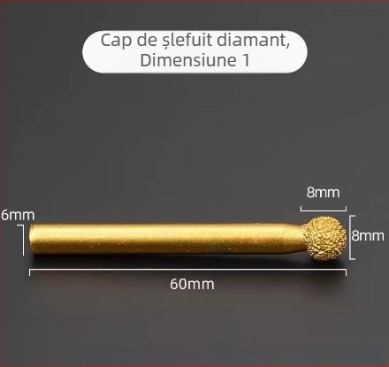 Deli Tools 610 Burghiu diamant pentru piatră și metal — Material diamant, fără personalizare