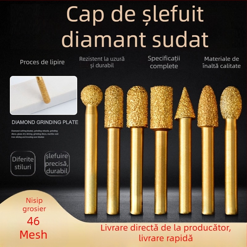 Deli Tools 610 Burghiu diamant pentru piatră și metal — Material diamant, fără personalizare