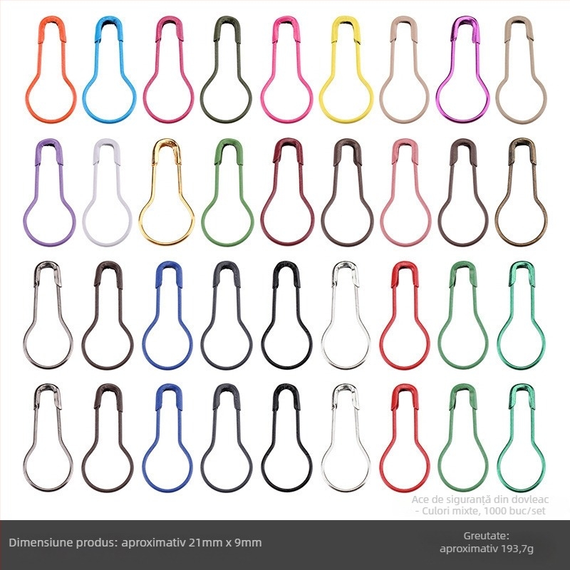 Ace de haine în formă de dovleac pentru fixare discretă a gulerului și a etichetelor de pe piept — stil modern