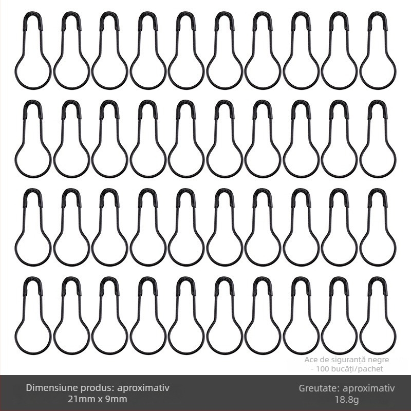 Ace de haine în formă de dovleac pentru fixare discretă a gulerului și a etichetelor de pe piept — stil modern