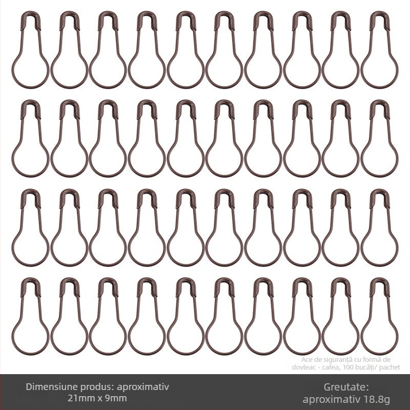 Ace de haine în formă de dovleac pentru fixare discretă a gulerului și a etichetelor de pe piept — stil modern