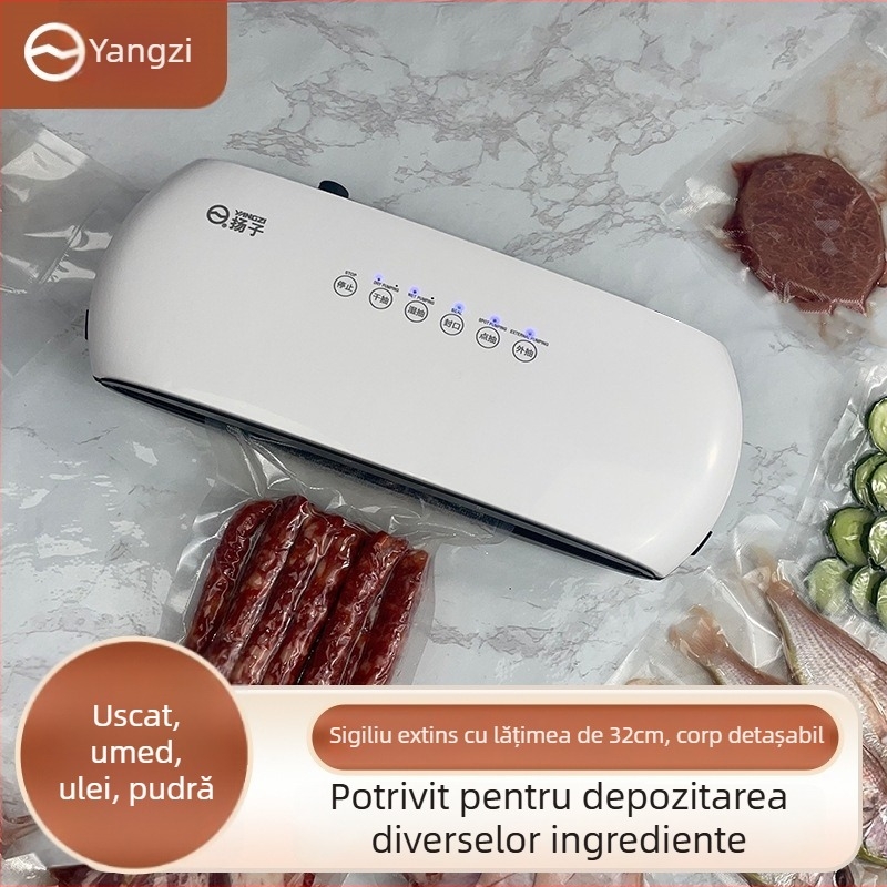 Mașină de vidat pentru uz casnic, motor mare îmbunătățit, utilizare umedă și uscată, acționare manuală