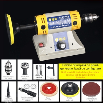 Mașină multifuncțională de gravură și lustruire pentru jad – 10000 rpm în gol, 950 W, 220 V, Shield State