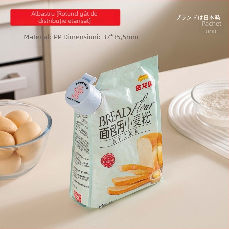 Clip de etanșare pentru bucătărie – sigiliu circular, clip pentru conservarea alimentelor, Leiwei, stil modern minimalist