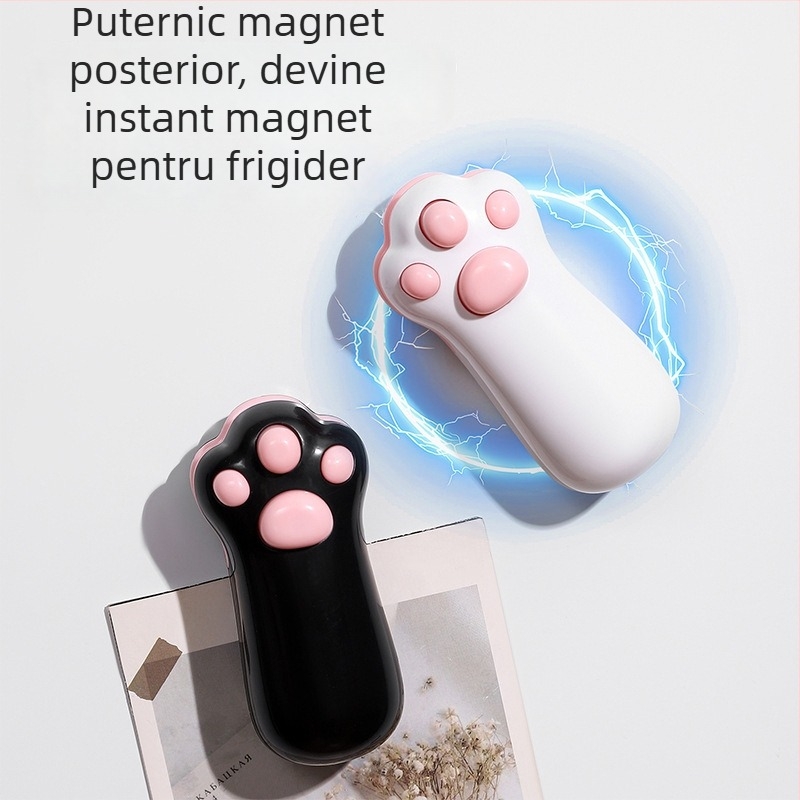 Sigilator magnetic portabil pentru pungi de gustări, dual-funcțional, reîncărcabil