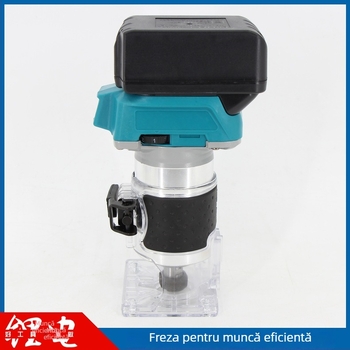 Freză fără perii, cu baterie Li‑ion de 21 V, mandrină de 6,35 mm, reglaj în 6 trepte