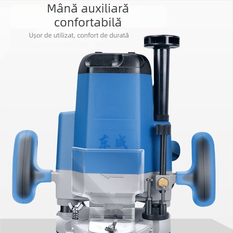 Freză din lemn Bakelit Dong Cheng M1R-FF02-12, 220V AC, alimentare prin priză, greutate 6 kg